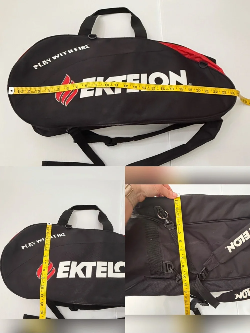 Ektelon Hybrid Team Racket Racquet Ball Pickle Backpack Duffel Bag
